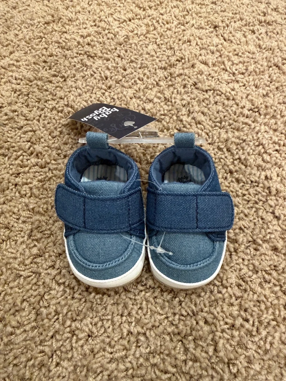 OshKosh B'gosh Denim-Style Baby Shoes in Blue